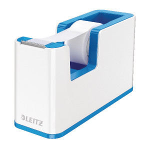 LZ11372 Leitz WOW Tape Dispenser Dual Colour White Blue 53641036 LZ11372 Leitz WOW Tape Dispenser Dual Colour White Blue 53641036