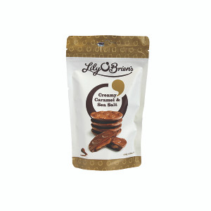 Lily O'Brien's Creamy Caramels with Sea Salt Share Bag 120g 5105944 Lily O'Brien's Creamy Caramels with Sea Salt Share Bag 120g 5105944