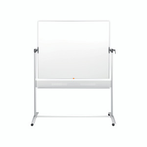 Nobo Steel Magnetic Mobile Whiteboard 1500x1200mm 1901031 Nobo Steel Magnetic Mobile Whiteboard 1500x1200mm 1901031
