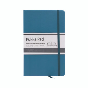 Pukka Pad Signature Soft Cover Notebook A5 215x135mm 192 Pages Teal 7752-SIG Pukka Pad Signature Soft Cover Notebook A5 215x135mm 192 Pages Teal 7752-SIG