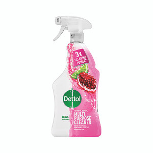 Dettol Antibacterial Multipurpose Cleaner Spray Pomegranate and Lime 1L (Pack of 6) 3007938 Dettol Antibacterial Multipurpose Cleaner Spray Pomegranate and Lime 1L (Pack of 6) 3007938