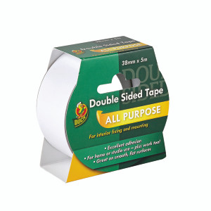 Ducktape Double-Sided Interior Tape 38mmx5m Clear (Pack of 6) 232603 Ducktape Double-Sided Interior Tape 38mmx5m Clear (Pack of 6) 232603