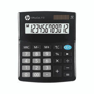 HP OfficeCalc 112 12 Digit Semi-Desktop Calculator HP-OC112/INTBX HP OfficeCalc 112 12 Digit Semi-Desktop Calculator HP-OC112/INTBX