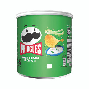 Pringles Sour Cream and Onion Crisps 40g (Pack of 12) 7000279000 Pringles Sour Cream and Onion Crisps 40g (Pack of 12) 7000279000