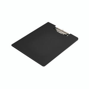 Q-Connect Clipboard Foam Foldover A4 Black KF14409 Q-Connect Clipboard Foam Foldover A4 Black KF14409