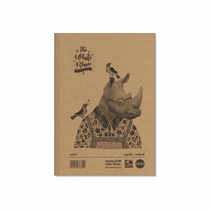 Rhino Recycled Casebound Book 160 Pages 8mm Ruled A4 (Pack of 5) SRCBA4 Rhino Recycled Casebound Book 160 Pages 8mm Ruled A4 (Pack of 5) SRCBA4