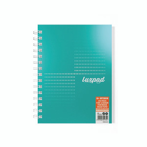 Silvine Luxpad Professional Wirebound Notebook Ruled with Margin 200 Pages A5+ (Pack of 3) LUXA5MT Silvine Luxpad Professional Wirebound Notebook Ruled with Margin 200 Pages A5+ (Pack of 3) LUXA5MT