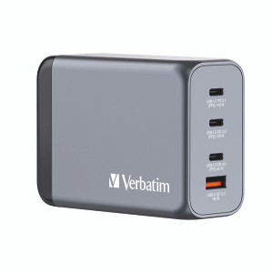 Verbatim GNC-240 GaN 240W 4 Port Charger 32205 Verbatim GNC-240 GaN 240W 4 Port Charger 32205