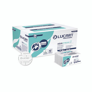 Lucart Aquastream Z-Fold Hand Towels 15 Sleeves (Pack of 3630) 864018J Lucart Aquastream Z-Fold Hand Towels 15 Sleeves (Pack of 3630) 864018J
