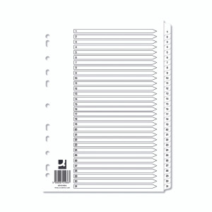 KF01936Q Q-Connect 1-31 White Board Indexes Pack 10 KF01936Q KF01936Q Q-Connect 1-31 White Board Indexes Pack 10 KF01936Q