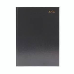 Desk Diary Week To View A4 Black 2025 KFA43BK25 Desk Diary Week To View A4 Black 2025 KFA43BK25