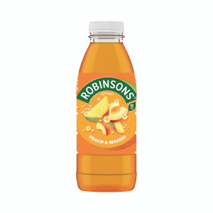 Robinsons Ready To Drink Peach Mango Squash 500ml (Pack of 12) 250785 Robinsons Ready To Drink Peach Mango Squash 500ml (Pack of 12) 250785
