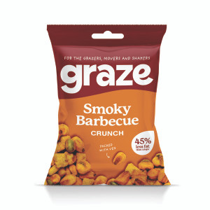 Graze BBQ Crunch 35g Pack of 10 3842 Graze BBQ Crunch 35g Pack of 10 3842