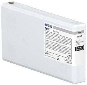 Epson C13T55W700 Grey Ink Cartridge 200ml Epson C13T55W700 Grey Ink Cartridge 200ml