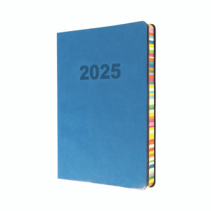 Collins Edge Rainbow A5 Diary Week to View 2025 Blue ED153.U57-25 Collins Edge Rainbow A5 Diary Week to View 2025 Blue ED153.U57-25
