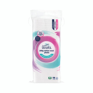 Lil-Lets Cotton Wool Pleat 200g (Pack of 12) 99CPT200CO Lil-Lets Cotton Wool Pleat 200g (Pack of 12) 99CPT200CO