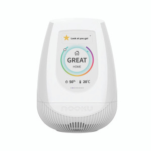 Nooku Fusion Indoor Air Quality Monitor White NK-A1007-1 Nooku Fusion Indoor Air Quality Monitor White NK-A1007-1