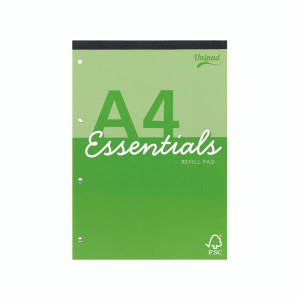 Pukka Pad Essentials Refill Pad 160 Pages A4 (Pack of 4) ESS-REFA4TOP Pukka Pad Essentials Refill Pad 160 Pages A4 (Pack of 4) ESS-REFA4TOP