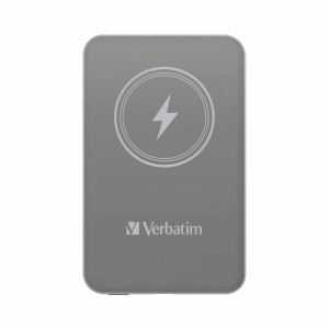 Verbatim Charge n Go Power Bank Magnetic Wireless Charging 5000mAh Grey 32244 Verbatim Charge n Go Power Bank Magnetic Wireless Charging 5000mAh Grey 32244