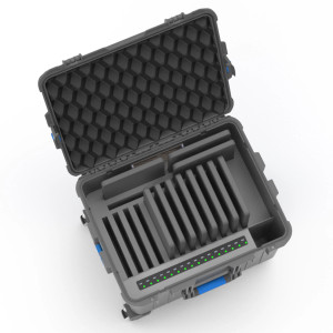 16 - Device Portable USB C Charging Case for Chromebooks up to 14” - Vertical