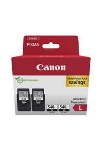 Canon 5224B020/PG-540L Black Printhead Cartridge Twin Pack 2x300 pages Canon 5224B020/PG-540L Black Printhead Cartridge Twin Pack 2x300 pages