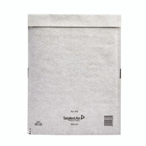 MQ02008 Mail Lite Bubble Lined Postal Bag Size H 5 270x360mm White Pack 50 MLW H 5