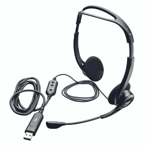 LC00844 Logitech 960 USB Headset 2 4m Cable Length USB-A Connectivity 981-000100