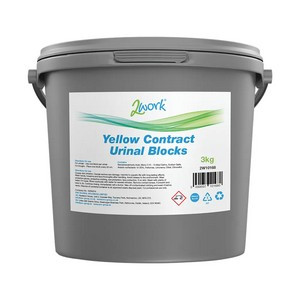 2Work Urinal Cubes 3 Kg Yellow (Pack of 150) 2W10168