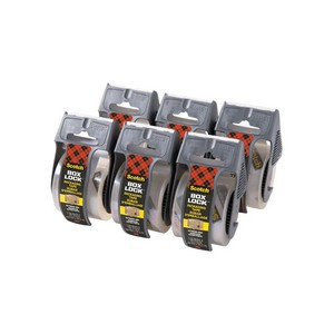Scotch Box Lock Packaging Tape 1956EF 48mmx20.3m + Dispenser (Pack of 6) 7100263243