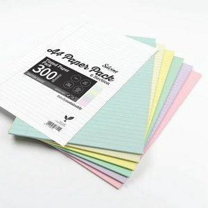 Silvine Tinted Paper SEN/Dyslexia 6 Colours Ruled A4 (300 Sheets) TINA4MIXFM