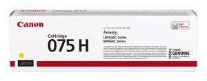 Canon 6366C002/075H Yellow Toner Cartridge High Capacity 2.5K pages