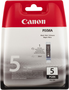 Canon 0628B029/PGI-5BK Black Ink Cartridge pigmented Blister Acustic Magnetic 505 pages 26ml