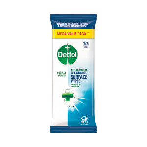 Dettol Biodegradable Disinfectant Wipes 6x126 (Pack of 756) 3189500