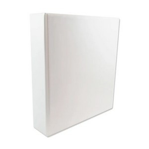 5 Star 2D-Ring Presentation Ring Binder A4 Polypropylene 65mm White (Pack of 10) 933135