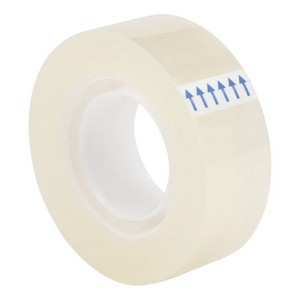 5 Star Easy-tear Tape Polypropylene Clear Small 40 Microns 18mmx33m (Pack of 8) 464866