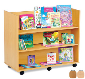 Monarch Library Unit with 3 Horizontal Shelves each side Monarch Library Unit with 3 Horizontal Shelves each side