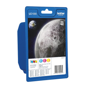 LC1000RBWBP Brother LC-1000 C M Y LC-1000C LC-1000M LC-1000Y Multipack 3 Ink Cartridges LC1000RBWBP Brother LC-1000 C M Y LC-1000C LC-1000M LC-1000Y Multipack 3 Ink Cartridges