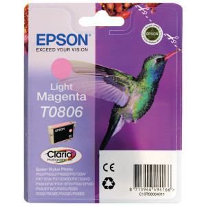 T08064010 Epson C13T08064010 T0806 Light Magenta Ink Cartridge Hummingbird T08064010 Epson C13T08064010 T0806 Light Magenta Ink Cartridge Hummingbird