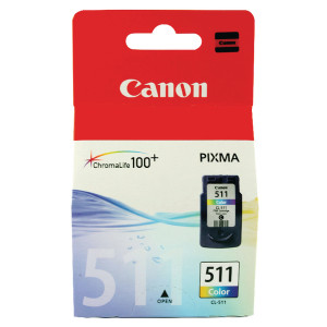 CL-511 Canon 2972B001 CL-511 CMY Colour Ink Cartridge CL-511 Canon 2972B001 CL-511 CMY Colour Ink Cartridge