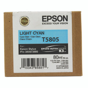 T580500 Epson C13T580500 T5805 Light Cyan Ink Cartridge T580500 Epson C13T580500 T5805 Light Cyan Ink Cartridge