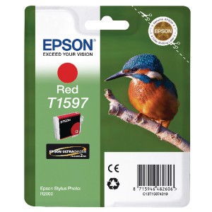 T15974010 Epson C13T15974010 T1597 Red Ink Cartridge Kingfisher T15974010 Epson C13T15974010 T1597 Red Ink Cartridge Kingfisher