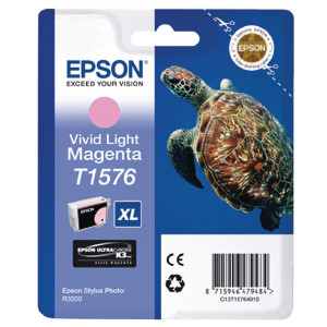T15764010 Epson C13T15764010 T1576 Vivid Light Magenta Ink Cartridge Turtle T15764010 Epson C13T15764010 T1576 Vivid Light Magenta Ink Cartridge Turtle
