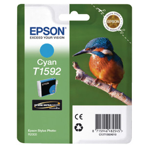 T15924010 Epson C13T15924010 T1592 Cyan Ink Cartridge Kingfisher T15924010 Epson C13T15924010 T1592 Cyan Ink Cartridge Kingfisher