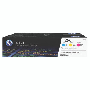CF341A HP CF341A 126A C M Y Multipack 3 Toners CF341A HP CF341A 126A C M Y Multipack 3 Toners
