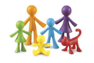 LER3372 Learning Resources All About Me Family Counters - Set of 72 LER3372 Learning Resources All About Me Family Counters - Set of 72