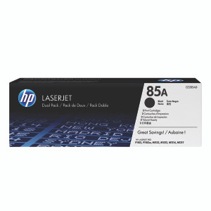 CE285AD HP CE285AD 85A Black Toner Twin Pack CE285AD HP CE285AD 85A Black Toner Twin Pack