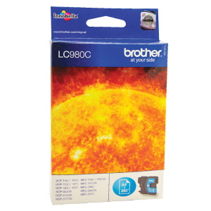 LC980C Brother LC-980 C Cyan Ink Cartridge LC980C Brother LC-980 C Cyan Ink Cartridge