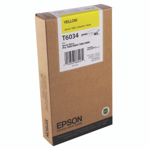 T603400 Epson C13T603400 T6034 Yellow Ink Cartridge T603400 Epson C13T603400 T6034 Yellow Ink Cartridge