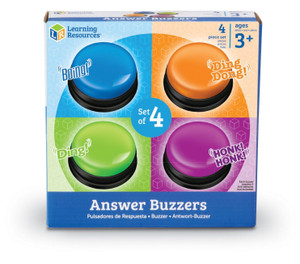 LER3774 Learning Resources Answer Buzzers (Set of 4) LER3774 Learning Resources Answer Buzzers (Set of 4)