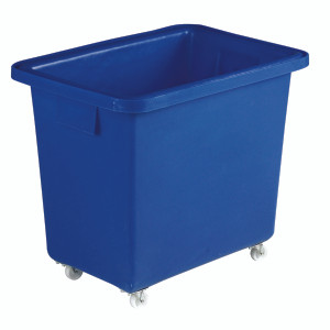 SBY12930 VFM Blue Swivel Castor Bottle Skip 405x610x560mm 328217 SBY12930 VFM Blue Swivel Castor Bottle Skip 405x610x560mm 328217